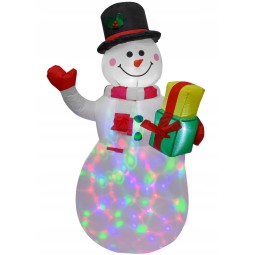 Vianočný snehuliak s LED...