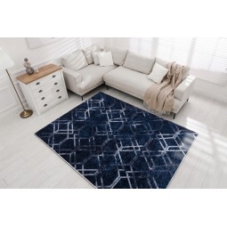 Modré koberce do obývačky...