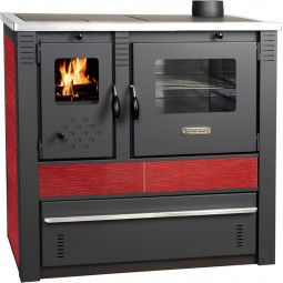 Kvalitný sporák v červenej...