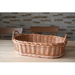 Oválny košík s rúčkami