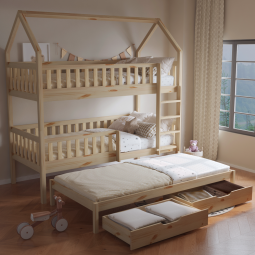 Detská poschodová posteľ s...