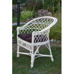 Záhradné kreslo v bielej...