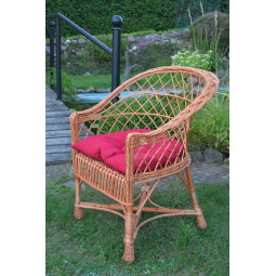 Prírodné prútené kreslo do...