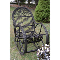 Hojdacie kreslo z prútia wenge