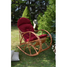 Prírodné hojdacie kreslo s...