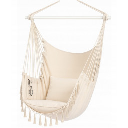 Béžová záhradná závesná...