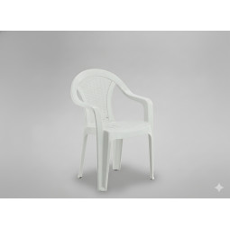 Biela plastová záhradná...