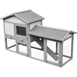 Drevená králikáreň so...