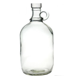 Veľký sklenený demižón s...