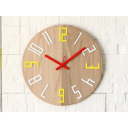 Nástenné hodiny Dub Slim 33 cm