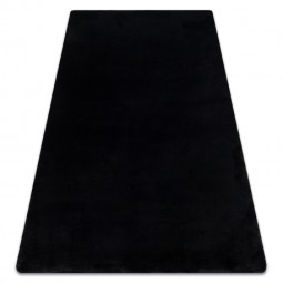 Čierny koberec shaggy v...