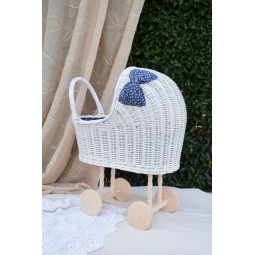 Prútený detský kočík pre...