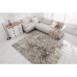 Moderný koberec v sivej...