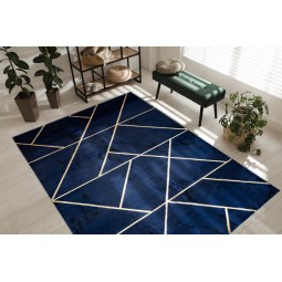 Modrý koberec do obývačky...